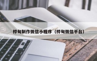 无棣桦甸制作微信小程序（桦甸微信平台）