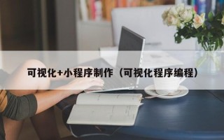 无棣可视化+小程序制作（可视化程序编程）